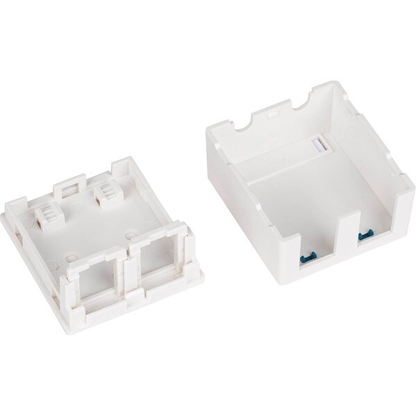 Main product image for Datacomm 20-5322 2-Port Surface Mount Box for Keystone Modules White261-595